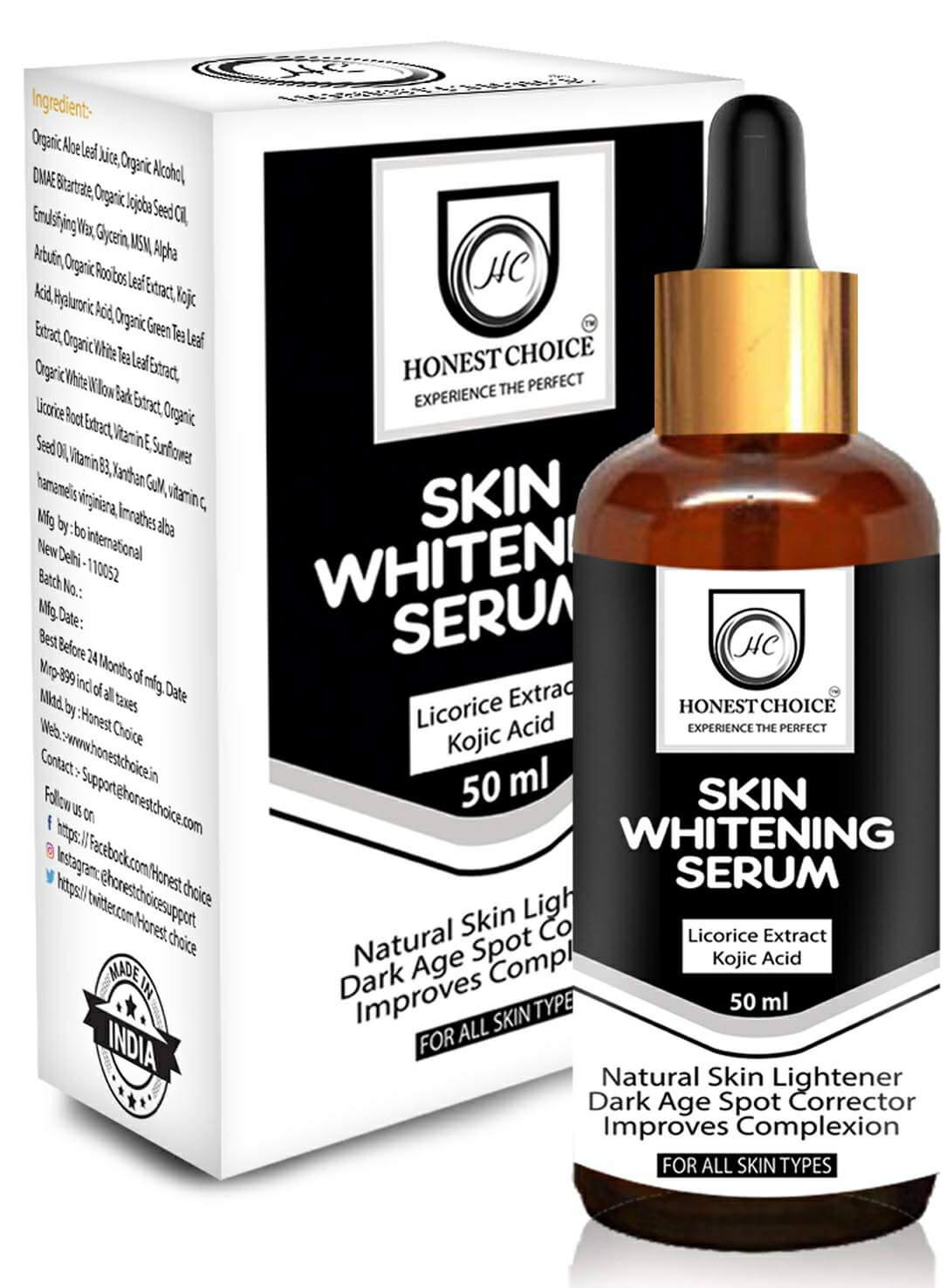 honest choice skin brightening serum