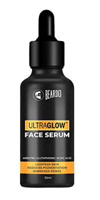 Glowing skin serum for men